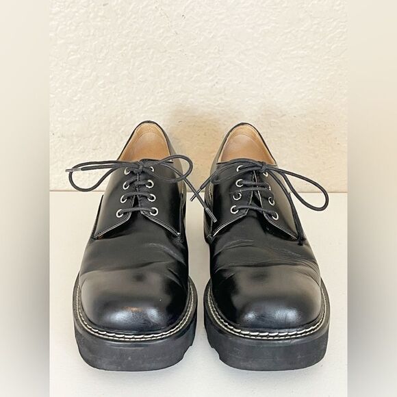 Gabriela Hearst Tera Brogue, size 37/7 black leather - Picture 7 of 15